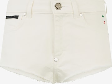 Philipp Plein Regular Jeans in White: front