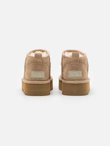 UGG Škornji 'CLASSIC ULTRA MINI' | bež barva