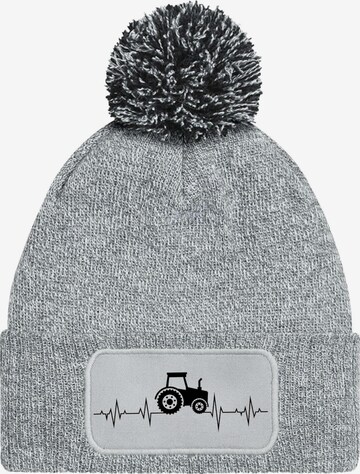 Youth Designz Mütze 'Heartbeat Traktor' in Grau: Vorderseite