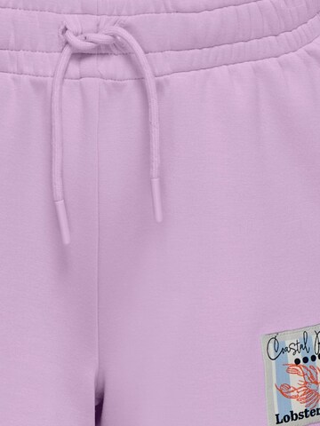 ONLY Baggy Broek 'Gada' in Lila