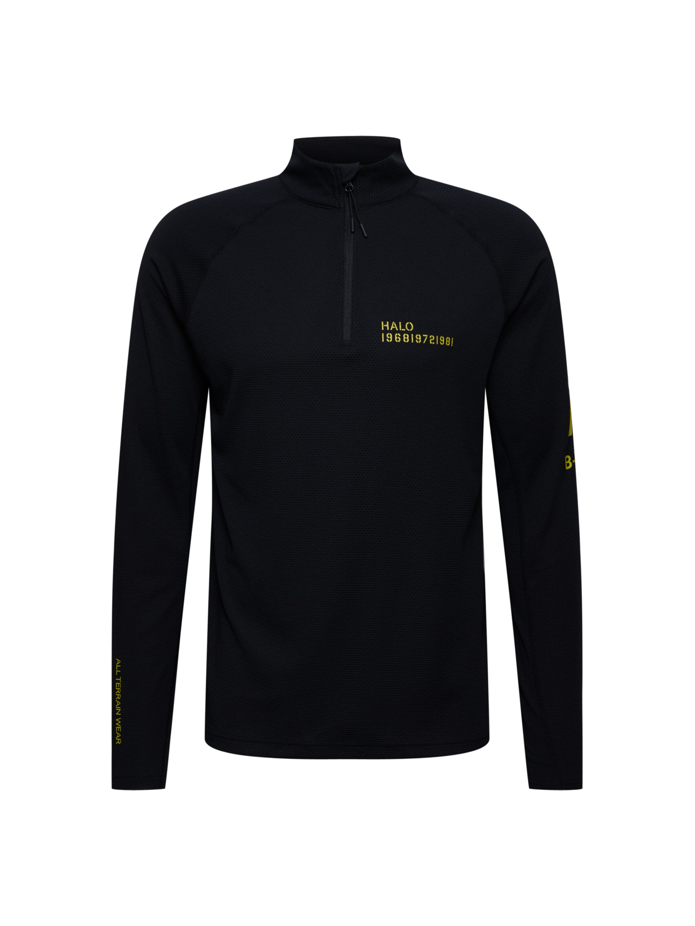 HALO Shirt in Schwarz: Vorderseite