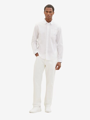 TOM TAILOR Regularny krój Koszula w kolorze biały