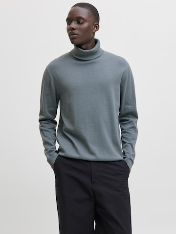 JACK & JONES Свитер 'JJEBASIC' в Синий: спереди