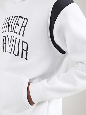 UNDER ARMOUR - Camiseta deportiva en blanco