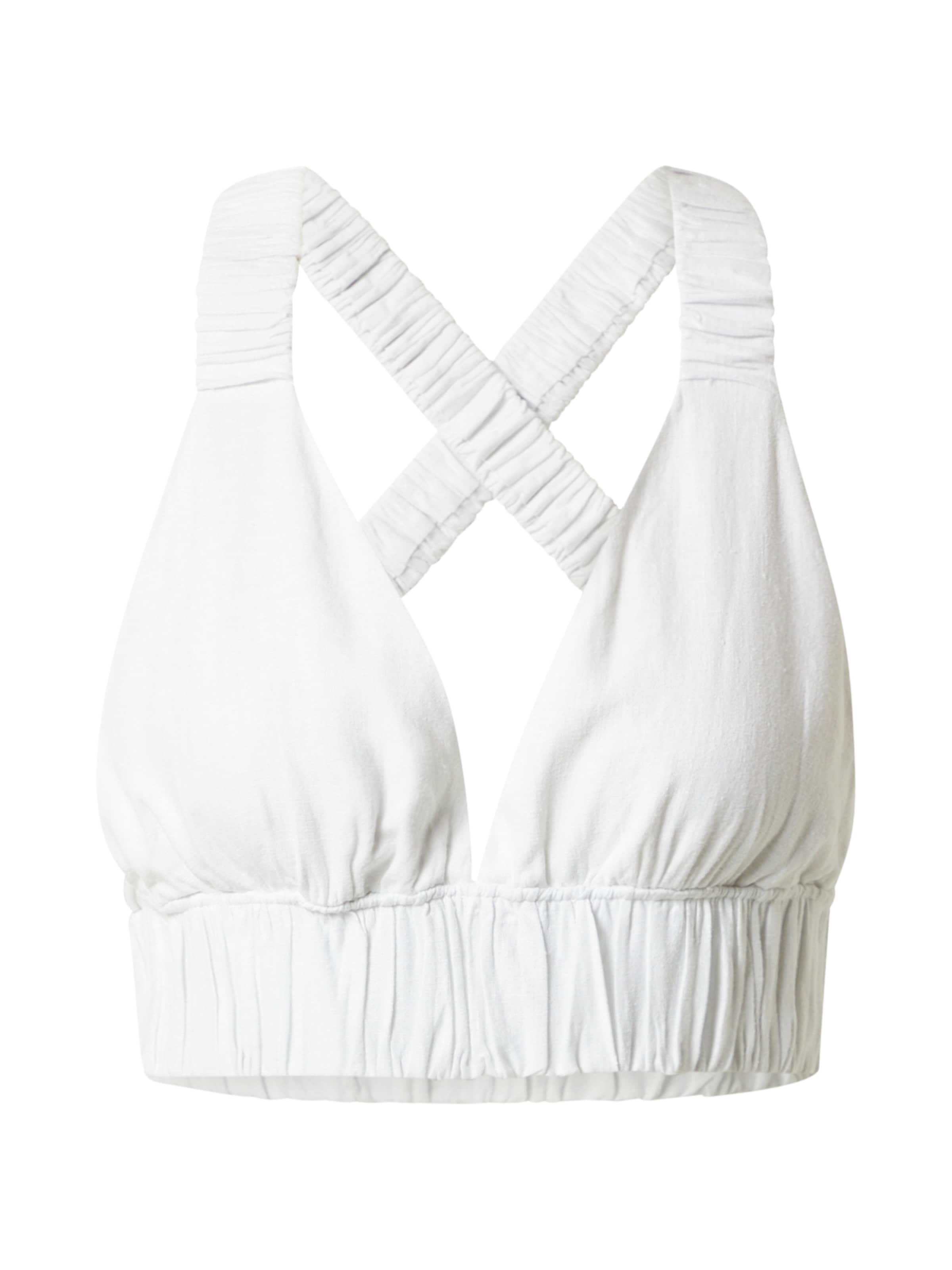 Abercrombie & Fitch Top in White: front