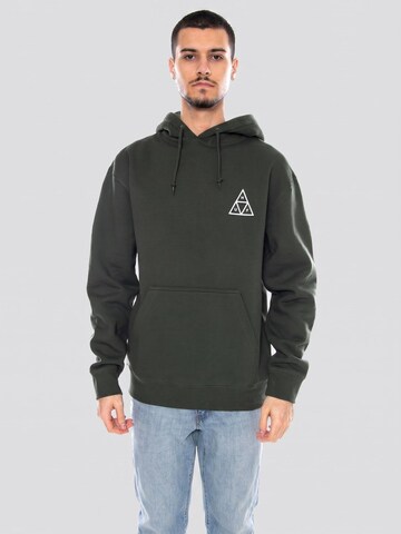 HUF Sweatshirt 'Set TT P/O Hoodie -- Men's Hoodie Hunt Green Men's' in Groen