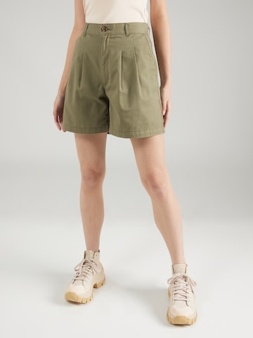 LEVI'S ® Loose fit Pleat-Front Pants 'Pleated Trouser Short' in Green: front