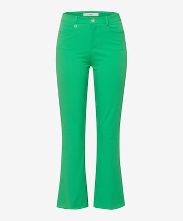 BRAX Flared Pants 'Shakira' in Green: front