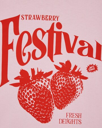 WE Fashion Футболка в Ярко-розовый