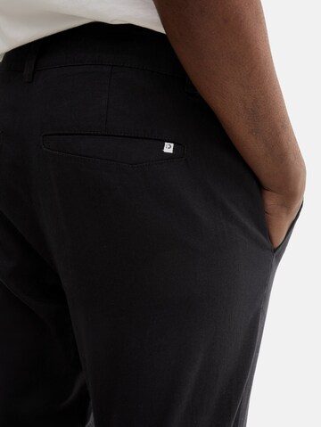 TOM TAILOR DENIM Tapered Broek in Zwart