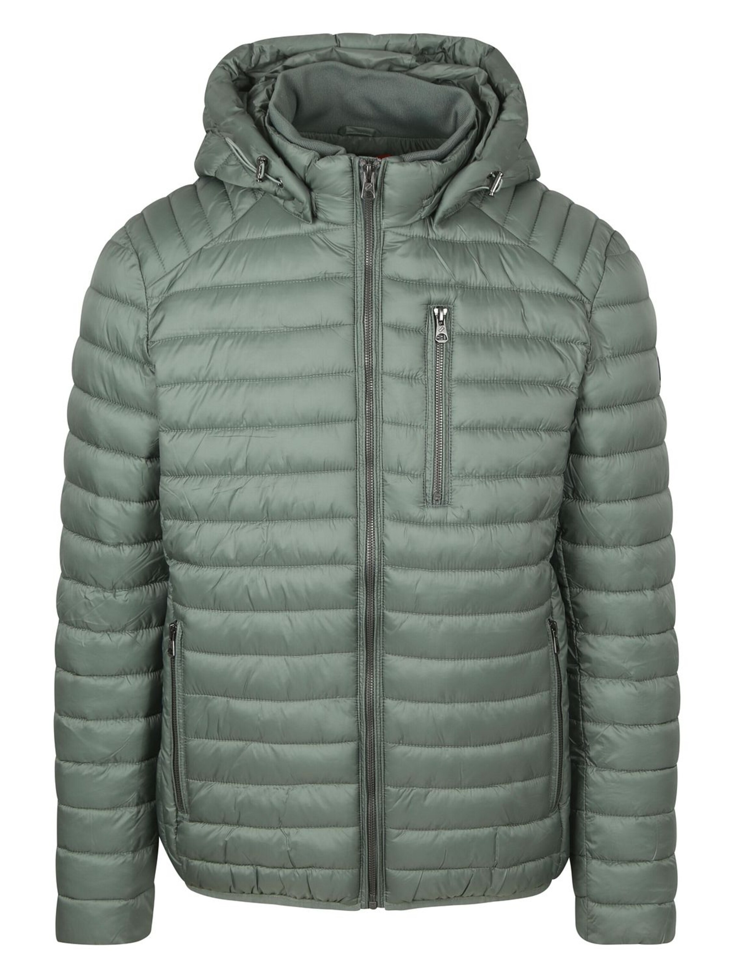 Suitable Winterjas 'Copenhagen' in Groen: voorkant