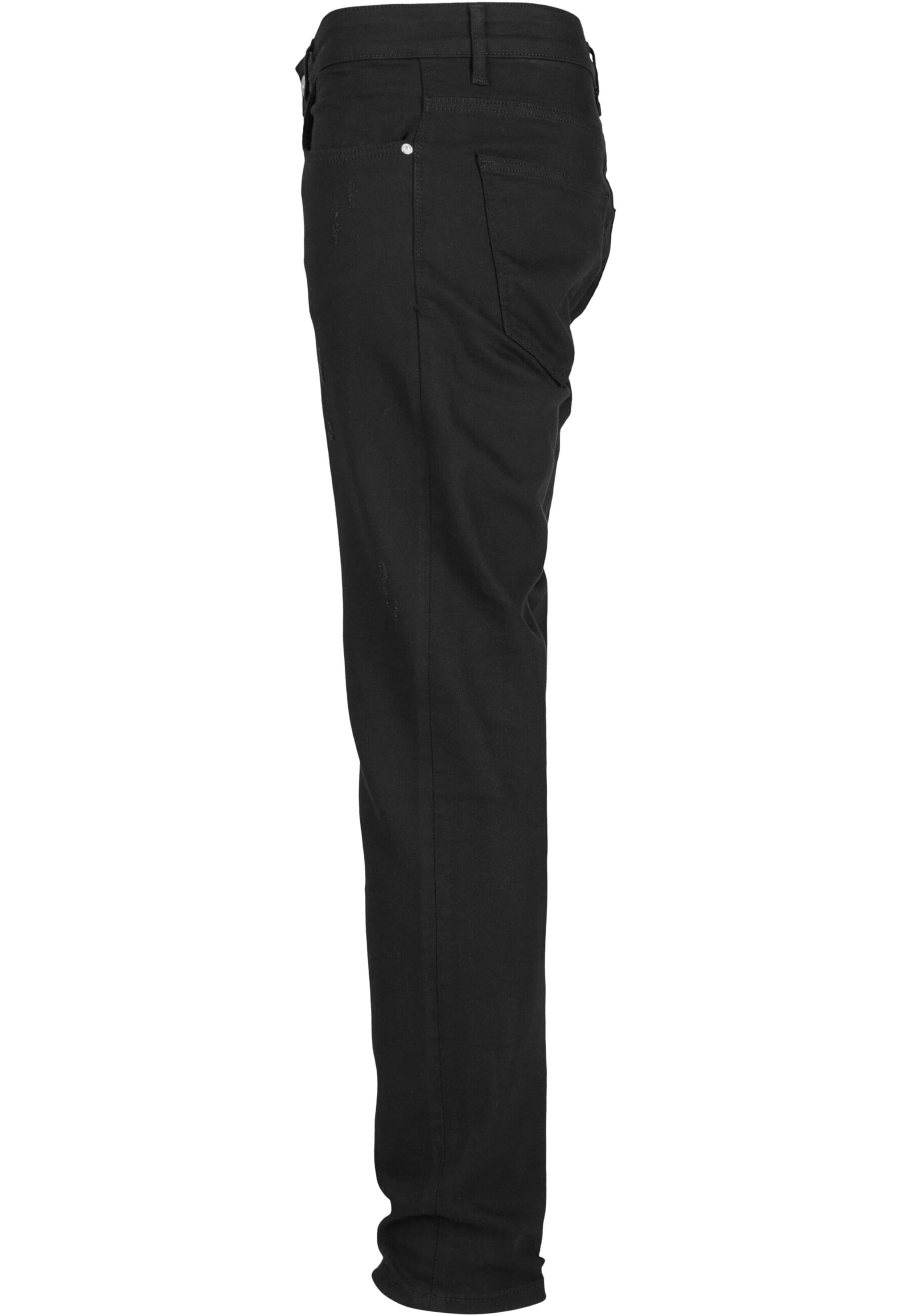 2Y Premium Tapered Jeans in Black