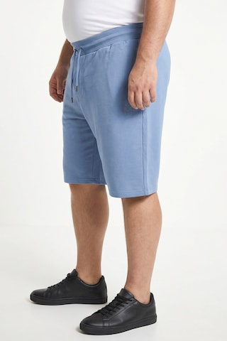Men Plus Regular Trousers in Blue