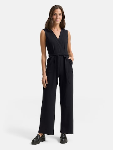 TOM TAILOR Jumpsuit in Zwart: voorkant