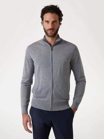 GUESS Knit Cardigan in Grey: front
