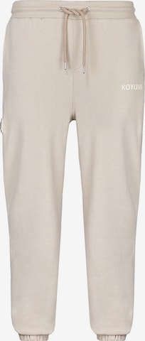 Regular Pantalon de sport 'Panther Loon' Koyumi en beige : devant