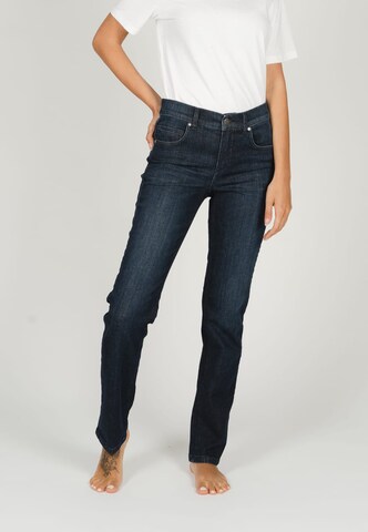 Angels Slimfit Straight-Leg Jeans in Blau: predná strana