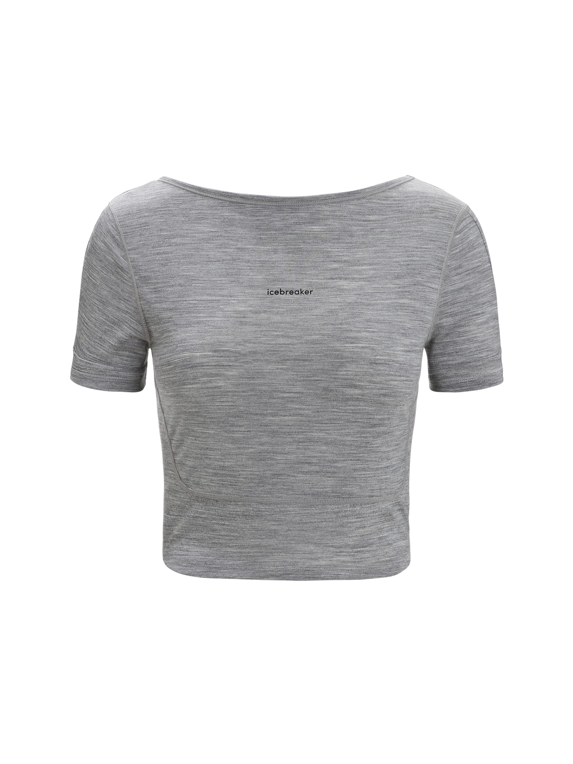 ICEBREAKER Funktionsshirt 'ZoneKnit' in Grau: Vorderseite