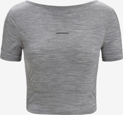ICEBREAKER T-shirt fonctionnel 'ZoneKnit' en gris / noir, Vue avec produit