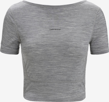 T-shirt fonctionnel ICEBREAKER en gris : devant