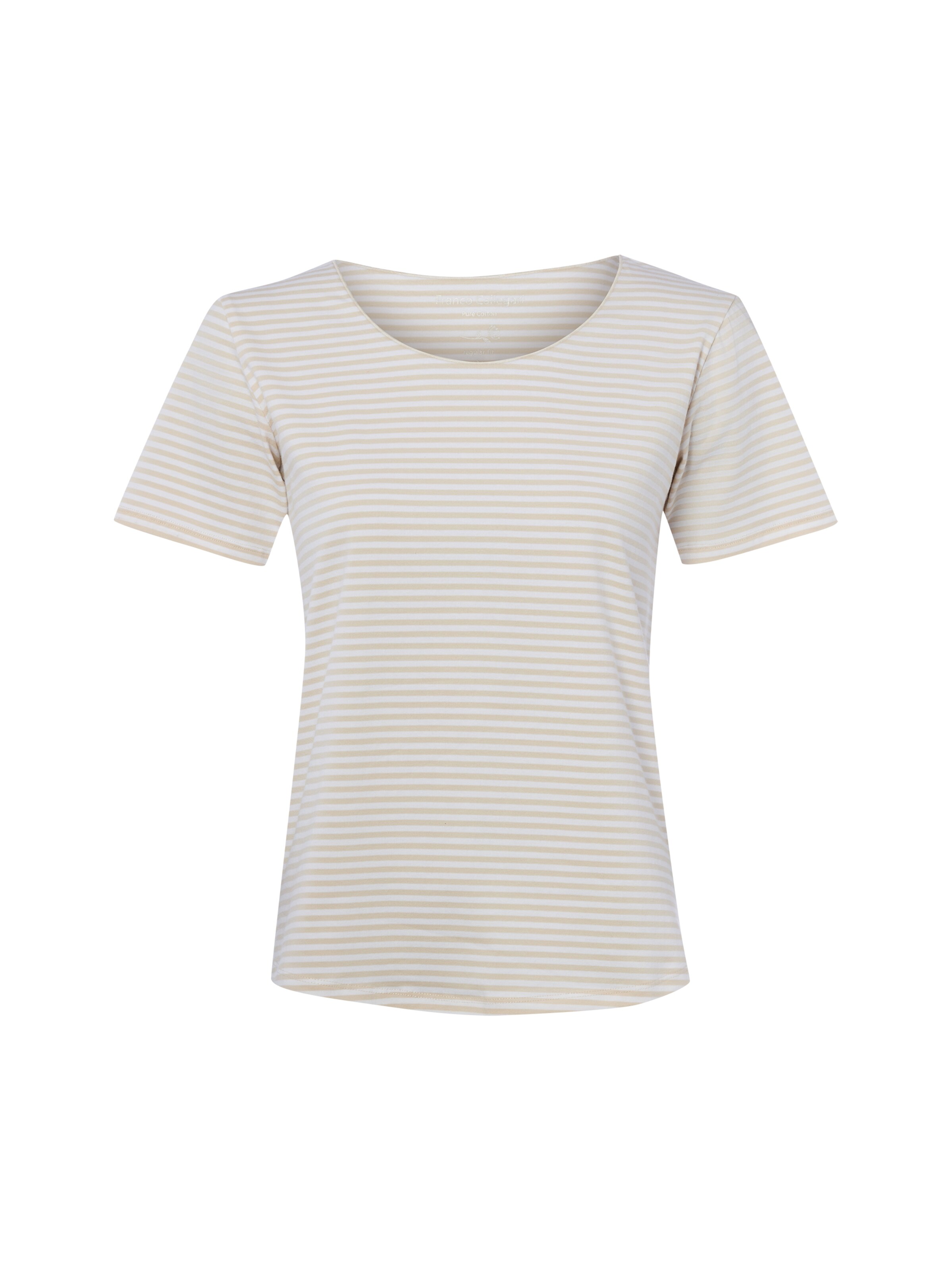 Franco Callegari T-Shirt in Beige: Vorderseite