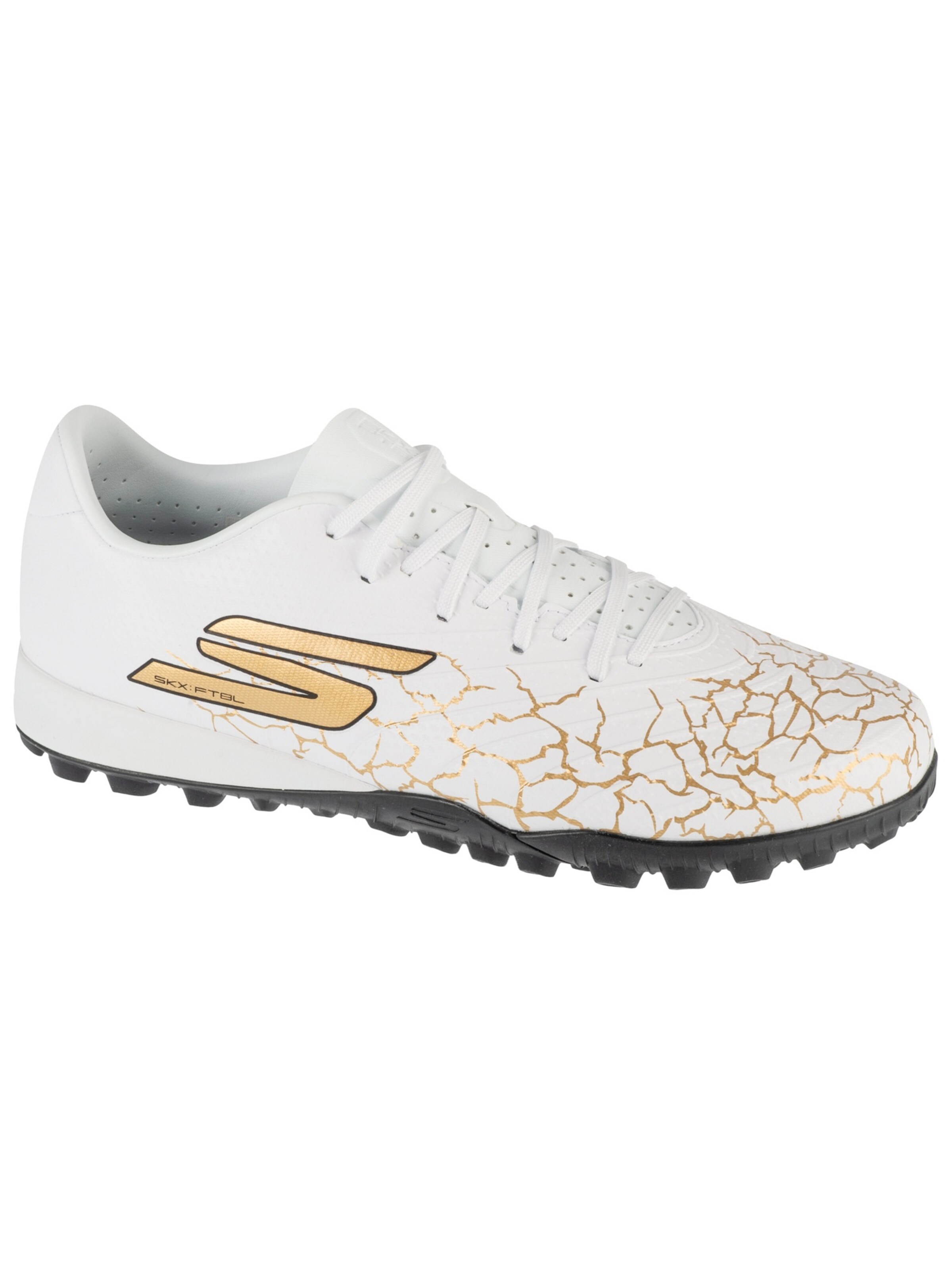 SKECHERS Soccer shoe 'Skechers Skx 1.5 Academy TF' in White: front