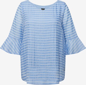 Ulla Popken Blouse in Blauw: voorkant