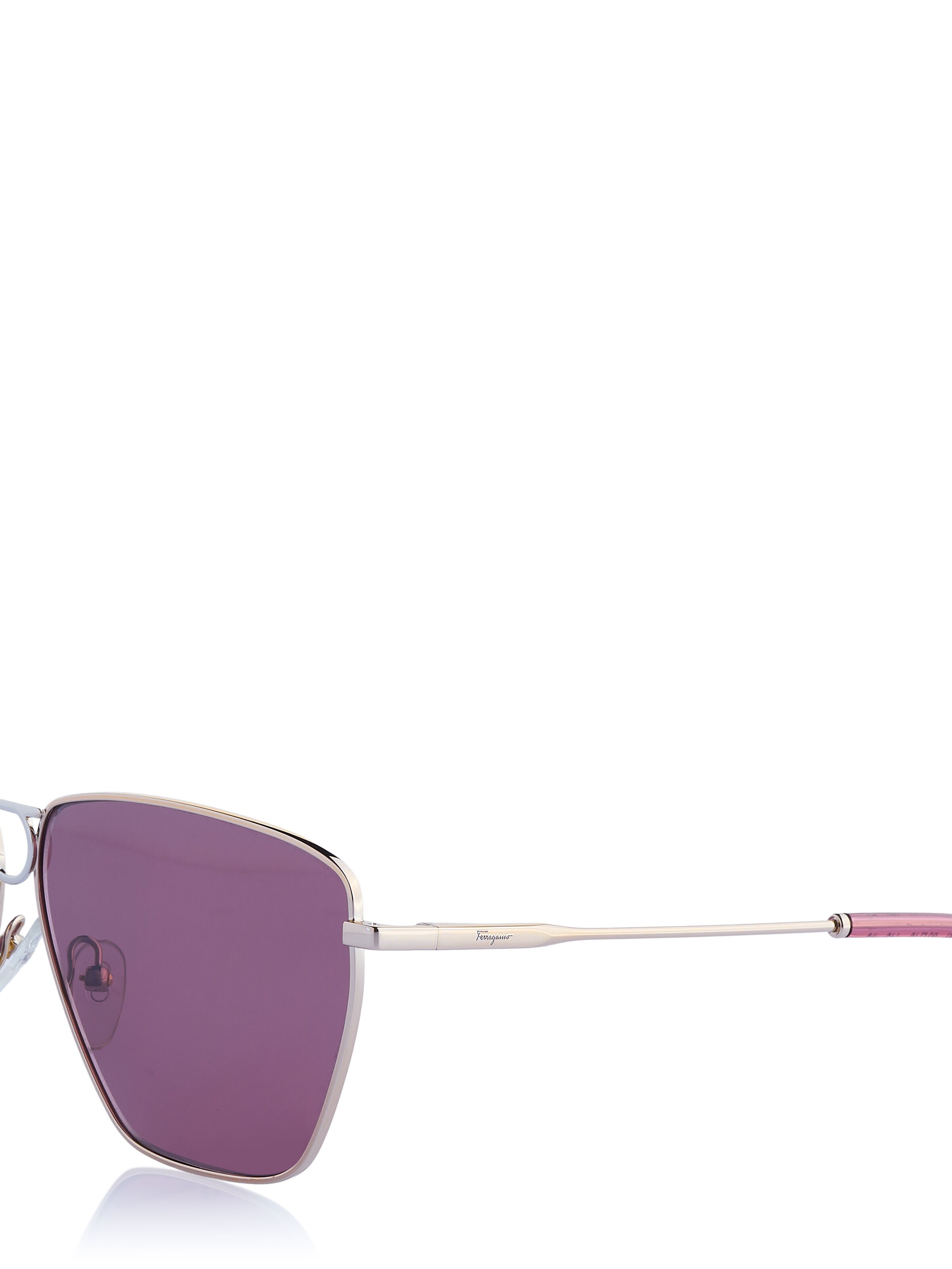 Lunettes de soleil FERRAGAMO en or