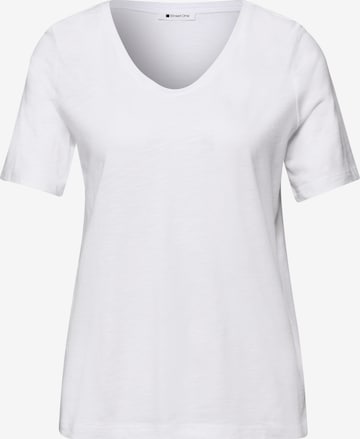 STREET ONE Shirt in White: front