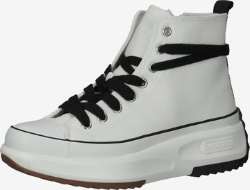 Dockers by Gerli Sneakers hoog in Wit: voorkant