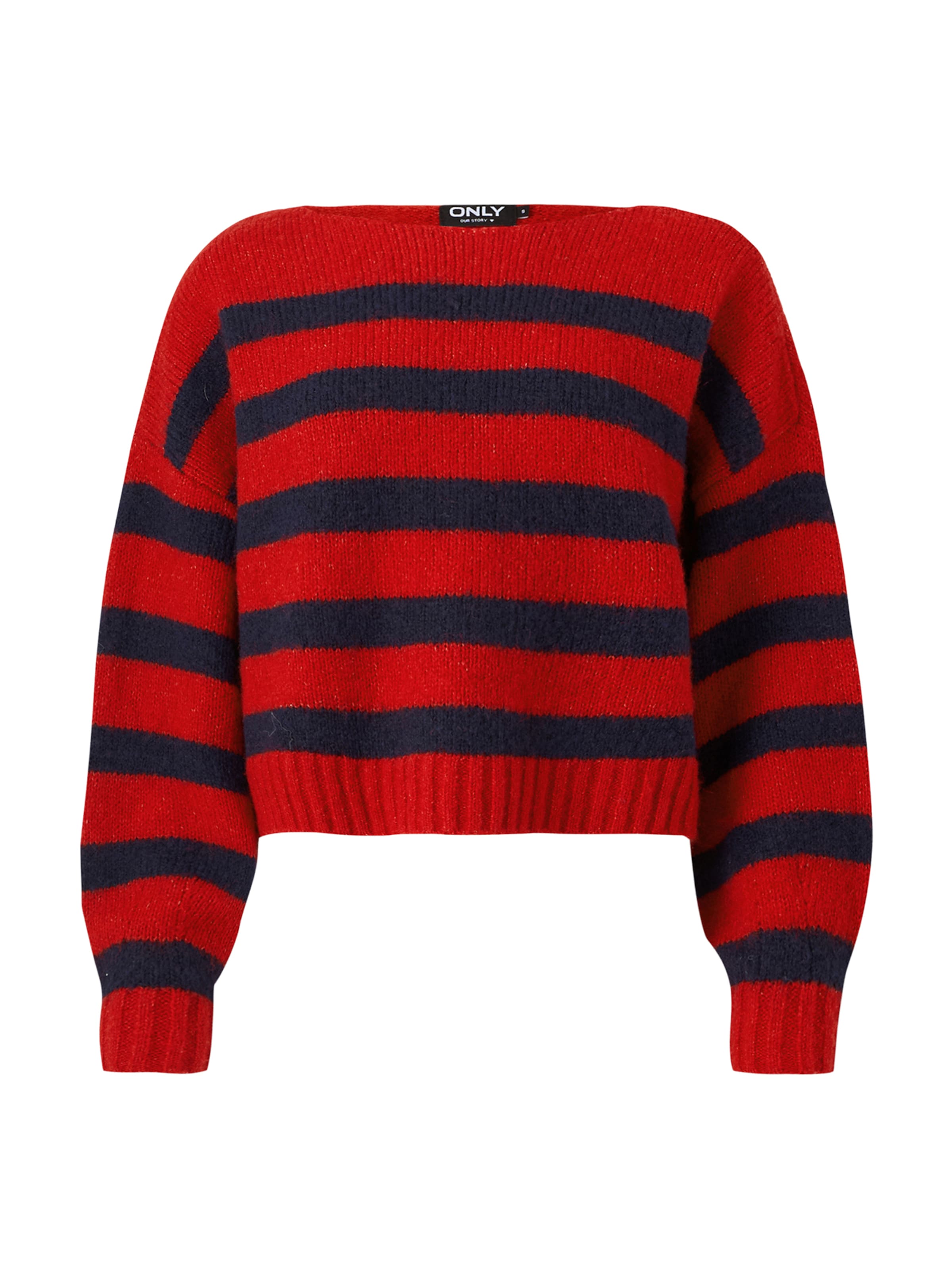 ONLY Pulóver 'LAYA' - piros: elől