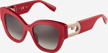 Lunettes de soleil 'SFU596' FURLA en rouge : devant