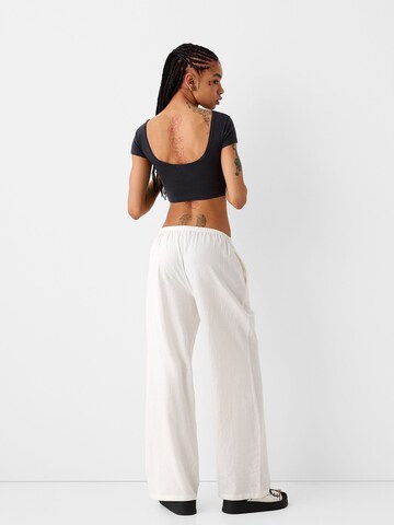 Bershka Majica | siva barva