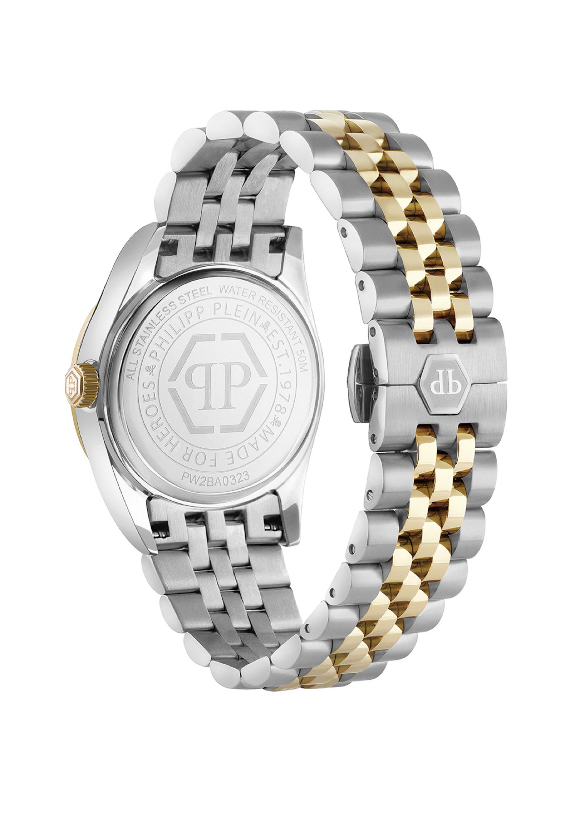 Philipp Plein Analoguhr 'Date Superlative' in Silber