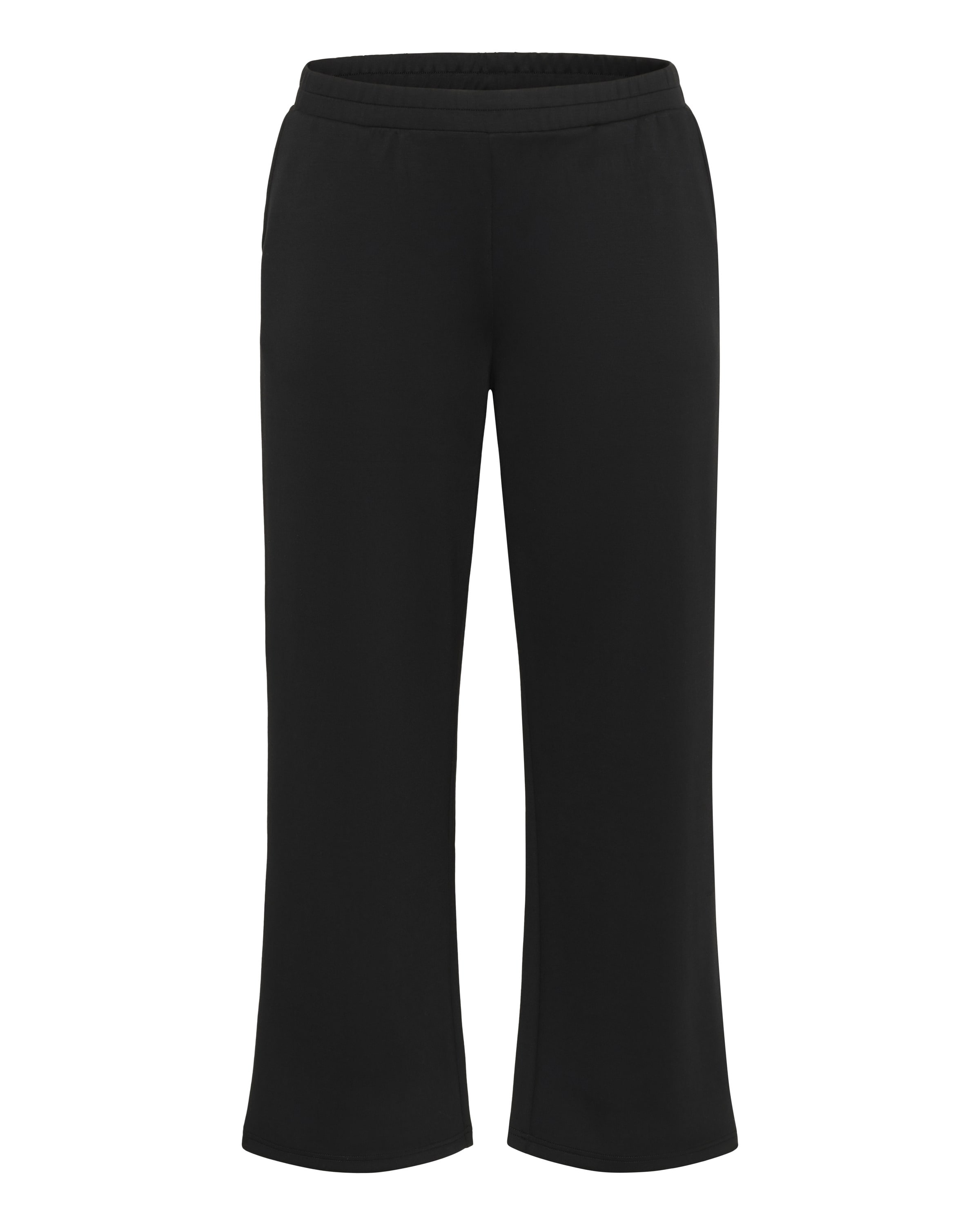 Pantalon 'KCAnnita' KAFFE CURVE en noir : devant