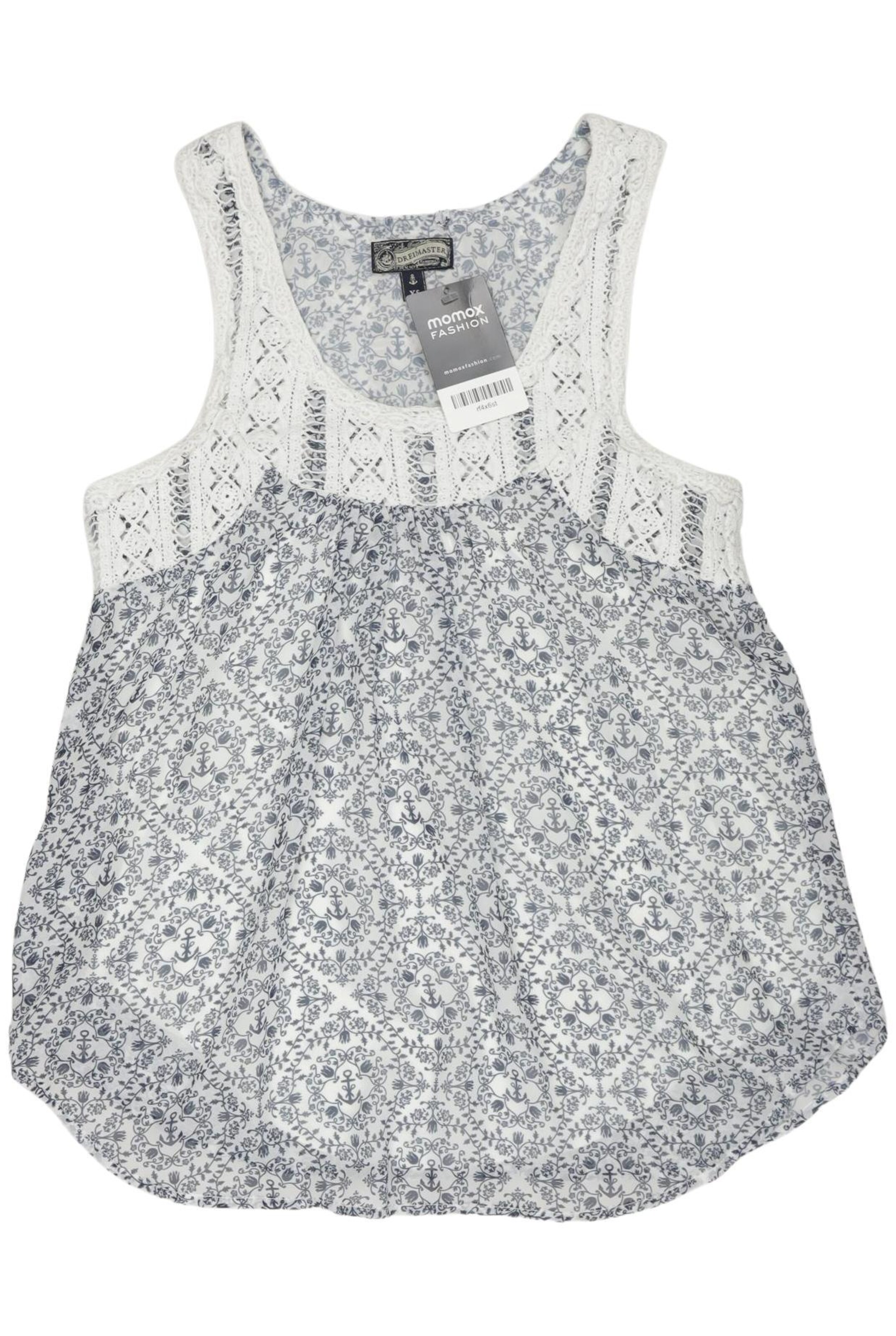 DREIMASTER Top XS in Weiß: Vorderseite