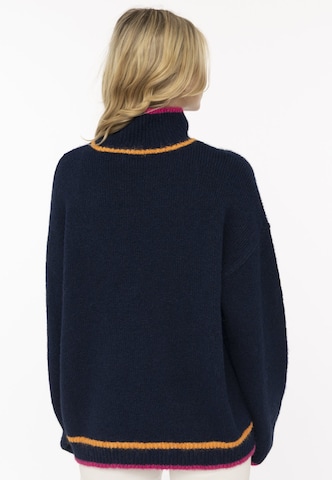 Zwillingsherz Trui in Blauw: terug