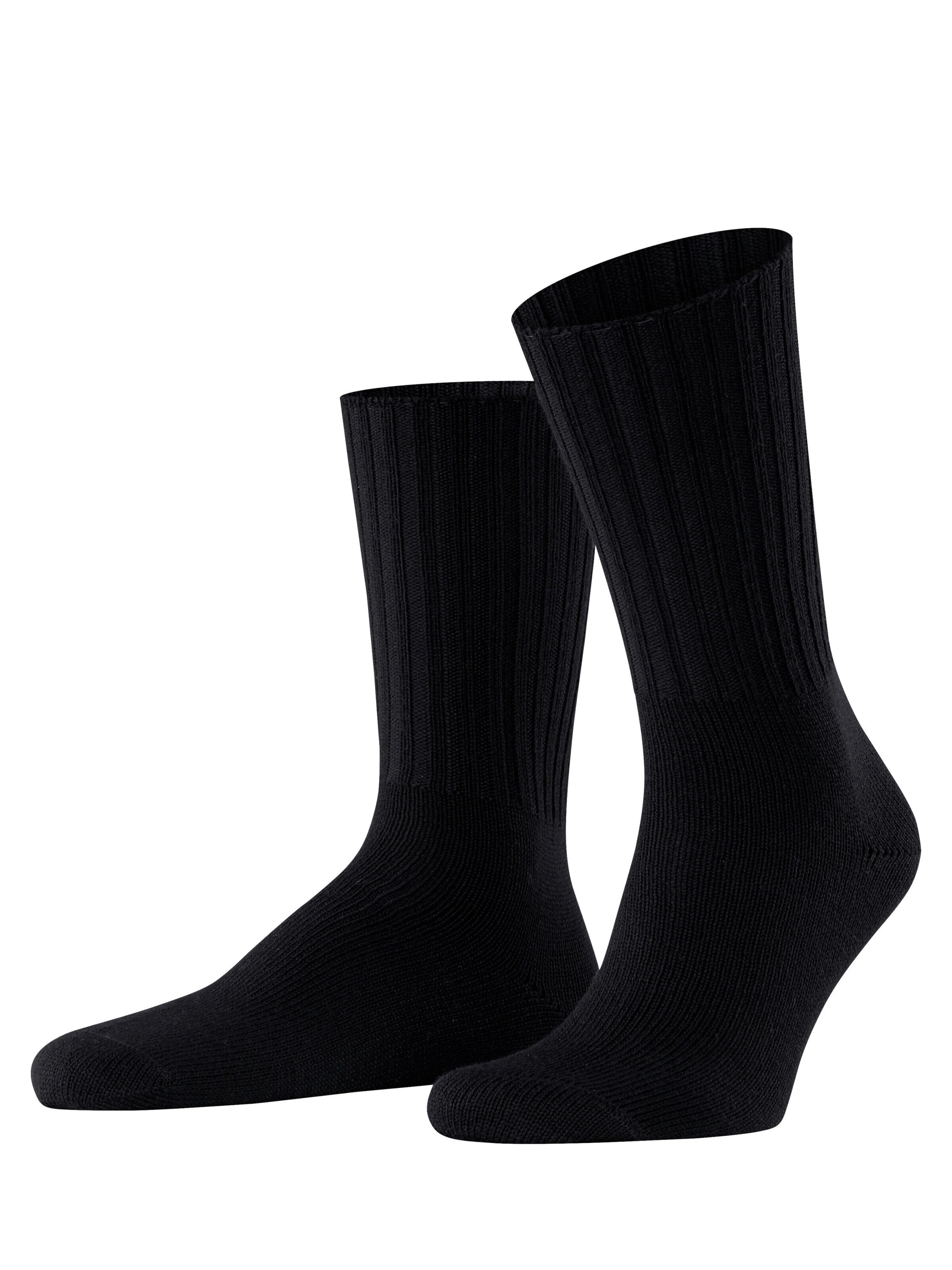 FALKE Socks 'Nelson' in Black: front