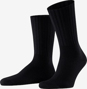 FALKE Socks 'Nelson' in Black: front
