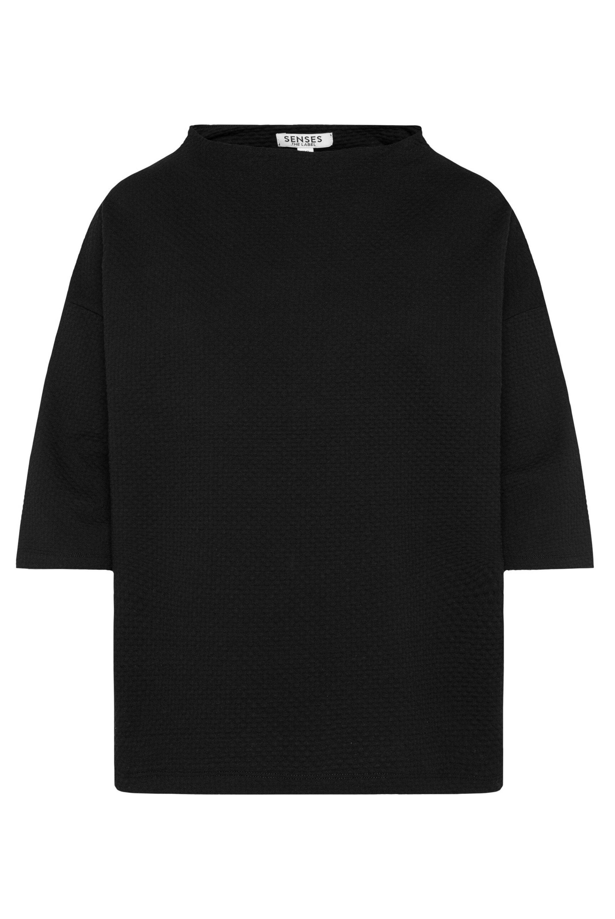 SENSES.THE LABEL Shirt in Black: front