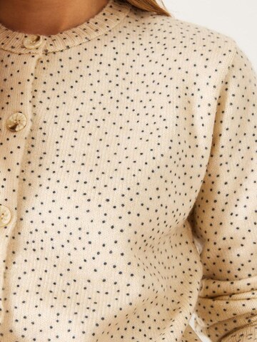 Bianco Lucci Strickjacke in Beige