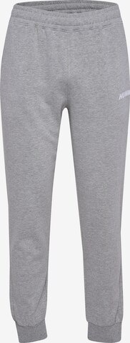 Hummel Tapered Pants 'ELEMENTAL' in Grey: front
