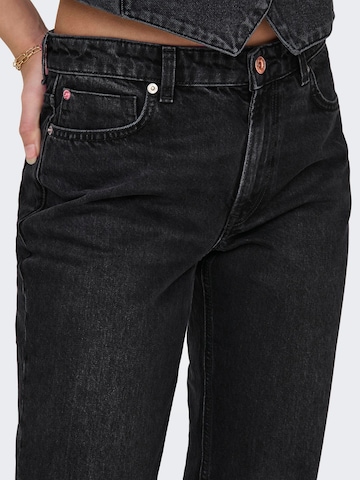 ONLY Regular Jeans 'JACI' in Schwarz