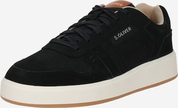 Sneaker bassa di s.Oliver in blu: frontale