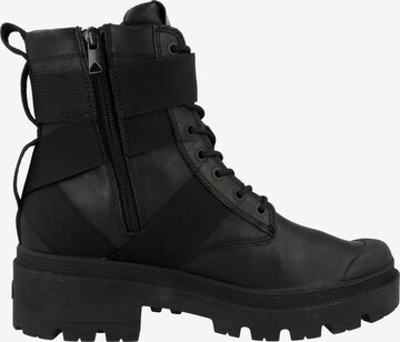 Palladium Lace-Up Ankle Boots in Black