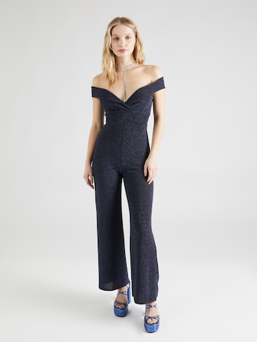 WAL G. Jumpsuit 'FOXTROT' in Blue: front