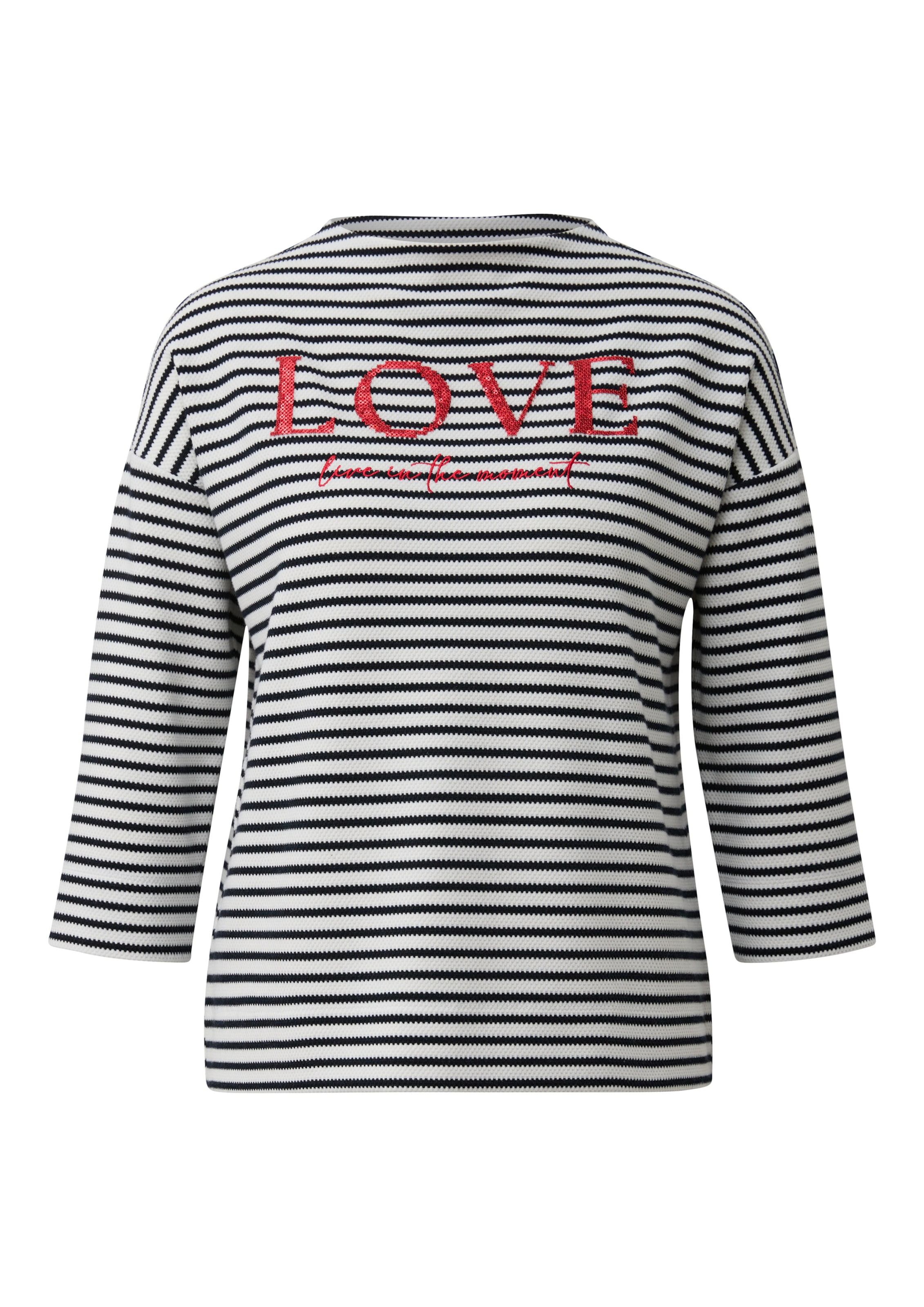 Sweat-shirt s.Oliver en noir : devant