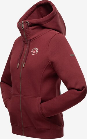 MARIKOO Zip-Up Hoodie 'Setsunaa' in Red