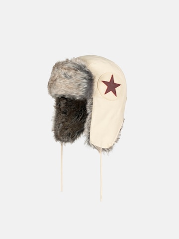 ENRAGE Mütze 'PILOT' in Beige: Vorderseite