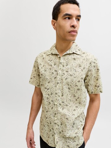 JACK & JONES - Ajuste regular Camisa en amarillo